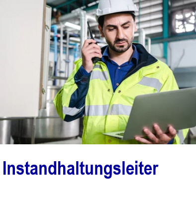 Setzen Sie die Anforderungen als Instandhaltungsleiter um.
Software f